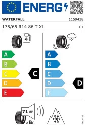 Waterfall 175/65R14 Quattro 4s XL 86T Dört Mevsim Lastiği 2024 Üretim - 2