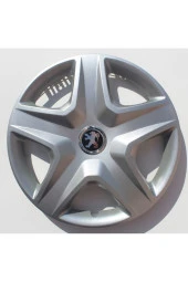 301 15"inç Kırılmaz 4 Adet 1 Takım Gri Jant Kapağı thumbnail 1