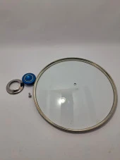 CAM KAPAK 28 CM VE PARLİEMENT MAVİ KULP thumbnail 1