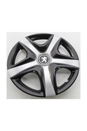 15'' Inç Peugeot Jant Kapağı 4 Adet Çelik Jant Görünümlü Renkli - 2