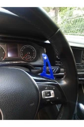 Universal F1 Kulakçık Paddle Shift Mavi Ultra Parlak - 2