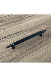 Mat Siyah Mobilya Dolap Mutfak Çekmece Kulpu 64 Mm (6,4 Cm) 1 Adet - 1