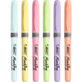 Bic Highlighter Grip Kalem Tipi Pastel Fosforlu Kalem 6 Renk Blister thumbnail 3