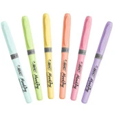 Bic Highlighter Grip Kalem Tipi Pastel Fosforlu Kalem 6 Renk Blister thumbnail 6