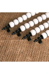 Osmanlı Boncuk Dolap Kulbu Çekmece Kulp Mutfak Dolabı Kaliteli Kulp 128 Mm (12,8 Cm ) 1 Adet thumbnail 2