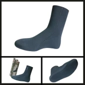 Uyguna-Yakala Siyah Xl 44-45 Neopren Termal Mest Çorap-MLZ.106 thumbnail 2