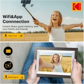 Kodak 10.1 Inc WiFi Dijital Resim Çerçevesi 1280x800 IPS Dokunmatik Ekran - 3
