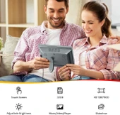 Kodak 10.1 Inc Dijital Fotoğraf Çerçevesi, WiFi - 1280x800 IPS Dokunmatik Ekran - 4