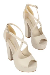 Ten Mat Yüksek Platform Topuk Abiye Ayakkabı - Rise thumbnail 3