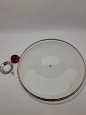 CAM KAPAK 32 CM VE KIRMIZI (ELMA ŞEKERİ) KULP thumbnail 2