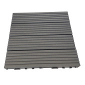 Safirkom Kompozit Zemin, Yer Döşemesi 1 m2 (11 Adet 30x30 cm Karo) Antrasit Düz - 3