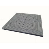 Safirkom Kompozit Zemin, Yer Döşemesi 1 m2 (11 Adet 30x30 cm Karo) Antrasit Düz - 4