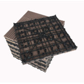 Safirkom Kompozit Zemin Döşemesi 1 m2 (11 Adet 30x30 cm Karo) Kahverengi Dönence - 2