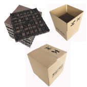 Safirkom Kompozit Zemin Döşemesi 1 m2 (11 Adet 30x30 cm Karo) Kahverengi Dönence - 3