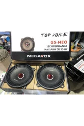 MEGAVOX  G5 Neo Seri 13 Cm Mıdrange 500 Vat Her Türlü Anfiye Baglanır thumbnail 2