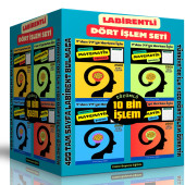 Labirentli Matematik Dört İşlem Seti (4 Süper Kitap) - 1