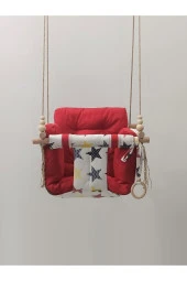 Yıldızlı Kırmızı Pufidik Salıncak - 1