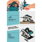 Prohummer PH011 Professional Elektrikli Daire Testere 1400W (Mavi) - 3