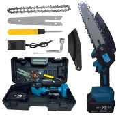 Prohummer PH099 Professional 88vf 2ah Şarjlı Dal Budama Testeresi (Mavi) - 1