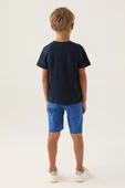 Rolypoly Erkek Çocuk Bermuda Pijama Takımı Lacivert 3345 - 3