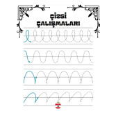 Okul Öncesi Kolaydan Zora Çizgi Çalışmaları YAZ-SİL Kitabı thumbnail 2