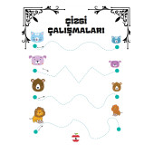 Okul Öncesi Kolaydan Zora Çizgi Çalışmaları YAZ-SİL Kitabı thumbnail 3