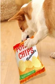 Tineke CİPS DAYANIKLI SESLİ KÖPEK OYUNCAĞI ( PATATO ) 1 ADET - 1