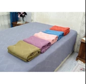 Şaheser %100 Pamuk Çift Kişilik Pike 240x220 (Tek Pike)-Bej - 3