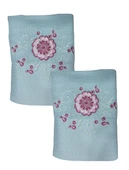 Özdilek 2li Butik El-Yüz Havlusu (50x90)-Mariposa Gri - 3