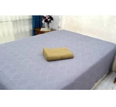 Şaheser %100 Pamuk Çift Kişilik Pike 240x220 (Tek Pike)-Bej - 1
