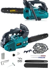 STAXX Blue Turbo Mini Benzinli Testere 30cm 2000w Benzinli Dal Ağaç Budama Kesme Bıçkı Testeresi - 1