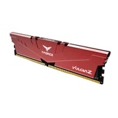 Team T-Force Vulcan Z Red 16GB 2x8GB 3200Mhz CL16 DDR4 Gaming Ram (TLZRD416G3200HC16FDC01) - 3