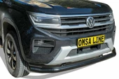 OMSA VW Amarok Texas Ön Alt Koruma Çap:76 Siyah 2022 ve Sonrası - 2