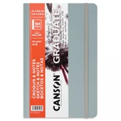 Canson Graduate Sketch & Notes 14x21.6cm 90gr 92yp Ciltli Eskiz Defteri Gri / C31200L044 - 1