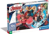 Clementoni 104 Parça Glitter Puzzle Avengers 20347 - 1