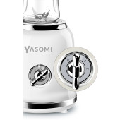 Yasomi BL019 Retro Smoothie Blender Beyaz (Yasomi Türkiye Garantili ) - 4