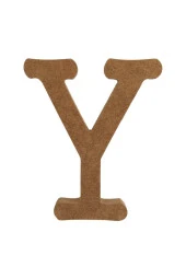 ( Y Harfi 25 cm 18 mm ) Ahşap Harf, Dik Durabilir, Özel Gün, Doğum Günü, Yaş Günü Aksesuarı, Okul - 1