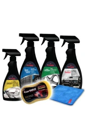 Carwax 4'lü Set  Detaylı lastik jant torpido - 1
