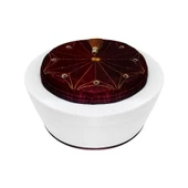 Kadife Sarık - Bordo - 1