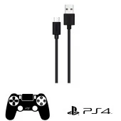 Philips Playstation 4 İle Uyumlu Joystick Şarj Kablosu 3A 45W UsbA to Universal Micro Hızlı Data ve Şarj Kablosu 1.2M DLC3104U thumbnail 1