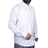 Hakim Yaka Gömlek Beyaz - 3