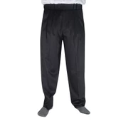 2 Pileli Klasik Pantolon Siyah - 1