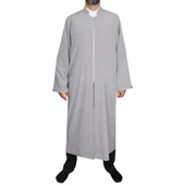 Hakim Yaka Cübbe Gri - Sarı Biyeli - 5