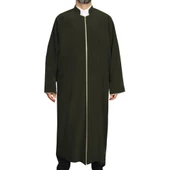 Hakim Yaka Cübbe Haki Yeşil - Sarı Biyeli - 6