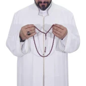 Hakim Yaka Cübbe Kemik - Sarı Biyeli - 4