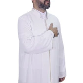 Hakim Yaka Cübbe Kemik - Sarı Biyeli - 5