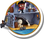 Feber Pinypon Macera- Kaptan Cayman Korsan Adası 2 Figürlü, 4 ile 8 Yaşında Çocuklar için (700015637) - 5