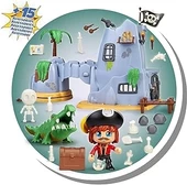 Feber Pinypon Macera- Kaptan Cayman Korsan Adası 2 Figürlü, 4 ile 8 Yaşında Çocuklar için (700015637) - 3