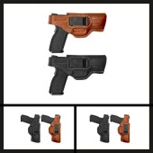 Uyguna-Yakala Zigana T Belt Maşalı Tabanca Kılıfı-VAK.411 - 1