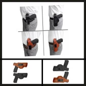 Uyguna-Yakala 12+1 Beretta Belt Maşalı Tabanca Kılıfı-VAK.398 thumbnail 2